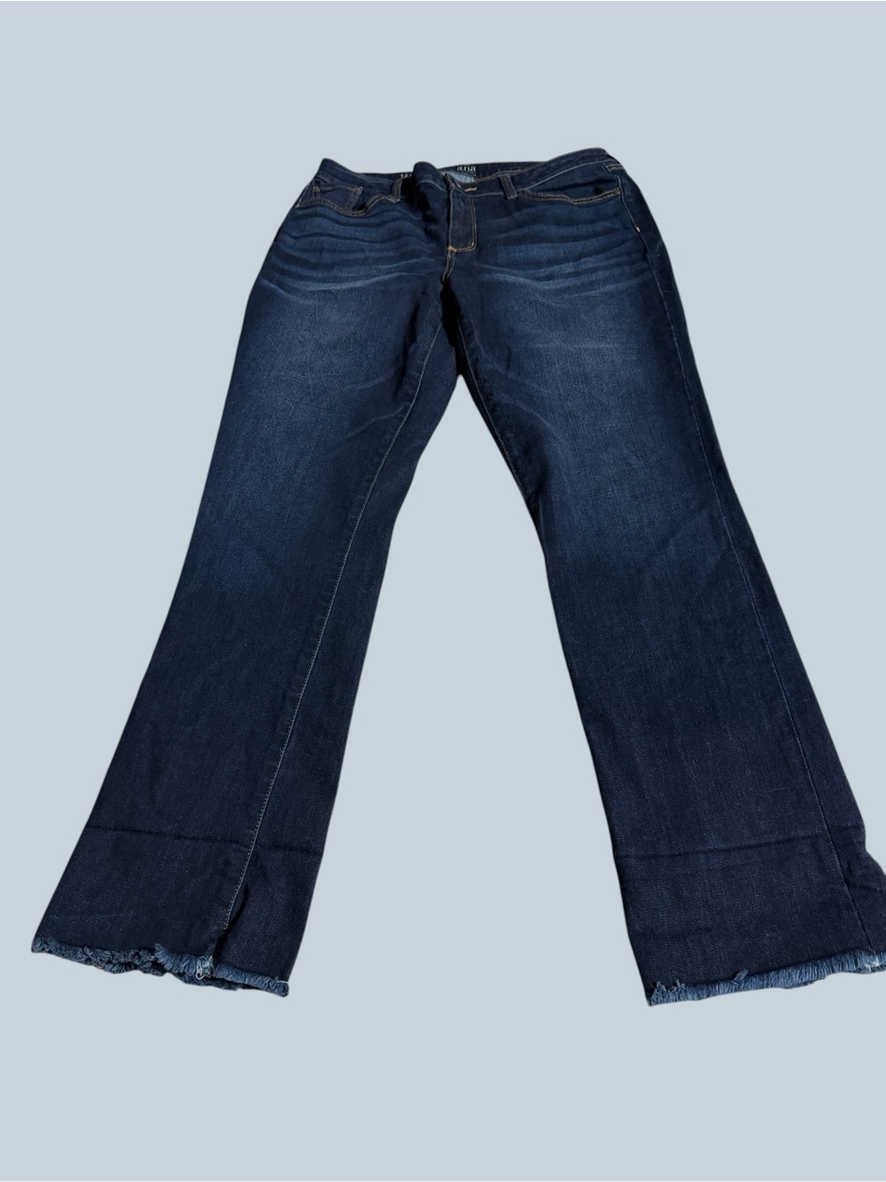 a.n.a. Dark Blue Straight Jeans size 14 - Picture 8 of 8